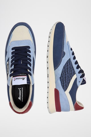 Baskets en cuir Michigan - Bleu marine