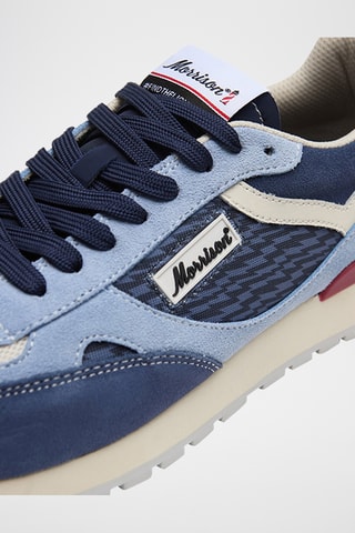 Baskets en cuir Michigan - Bleu marine