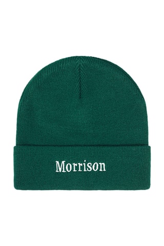 Bonnet Beanie Green - Vert foncé et blanc