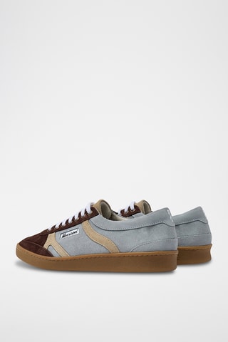 Baskets en nubuck Murray - Ciel et marron