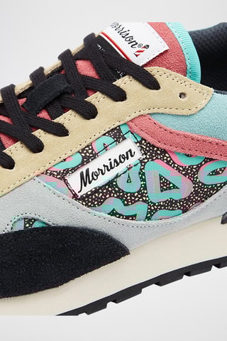 Baskets en nubuck Paradiso - Noir