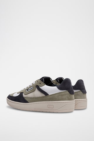 Baskets en nubuck Philadelphia - Bleu marine et blanc