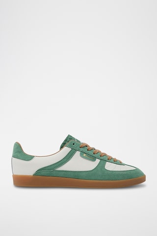 Baskets en cuir Qori - Vert foncé