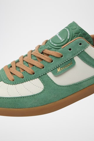 Baskets en cuir Qori - Vert foncé