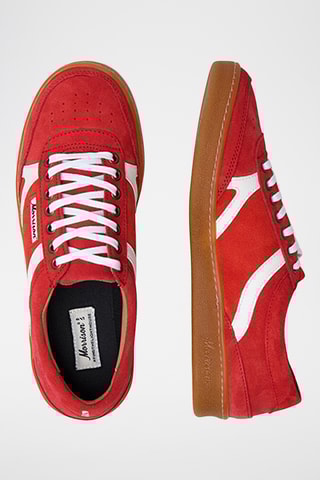 Baskets en nubuck Rocket - Rouge