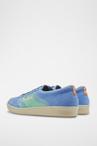 Baskets en nubuck Sacramento - Vert et bleu