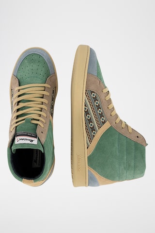 Baskets montantes en nubuck Seattle - Beige