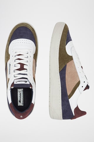 Baskets en cuir Space - Rouge