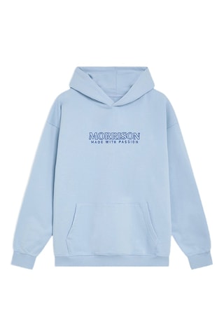 Sweat à capuche Blue Pale - Bleu