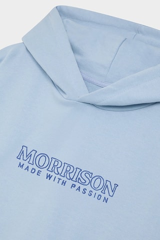 Sweat à capuche Blue Pale - Bleu