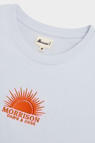 T-shirt Sunset - Bleu clair