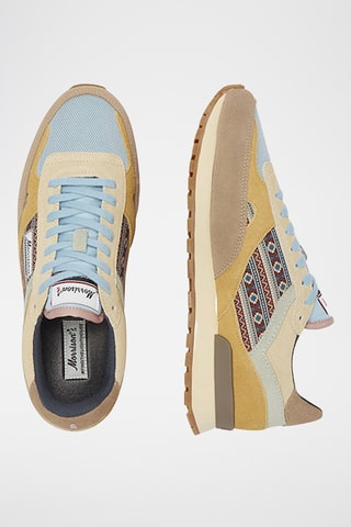 Baskets en cuir de chèvre nubuck Tayrona - Beige