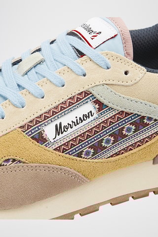 Baskets en cuir de chèvre nubuck Tayrona - Beige