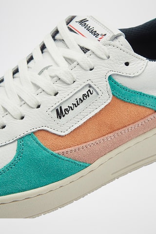 Baskets en cuir Blume - Bleu clair