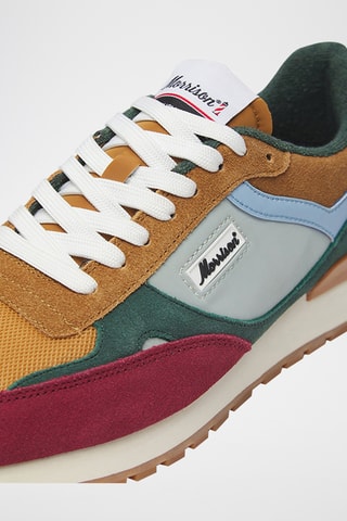 Baskets en cuir Trust - Moutarde