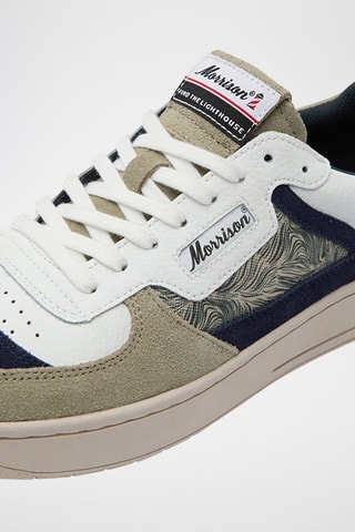 Baskets en cuir Adams - Gris