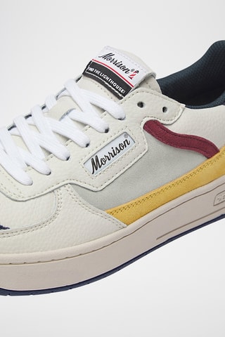 Baskets en cuir Boundary - Blanc