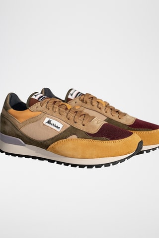 Baskets en nubuck Brandy - Beige