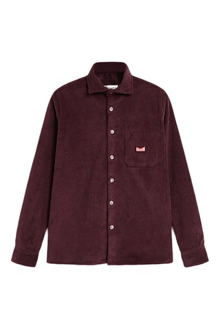 Surchemise en velours Corduroy - Bordeaux