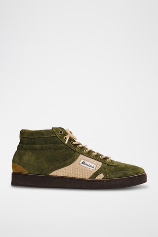 Baskets en nubuck Camo - Marron