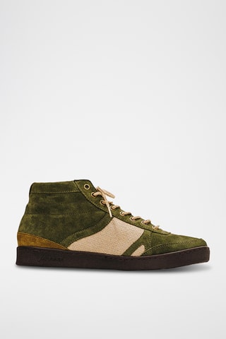 Baskets en nubuck Camo - Marron