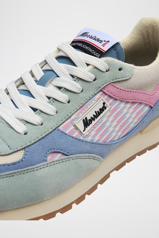 Baskets en cuir Chrysler - Bleu cobalt