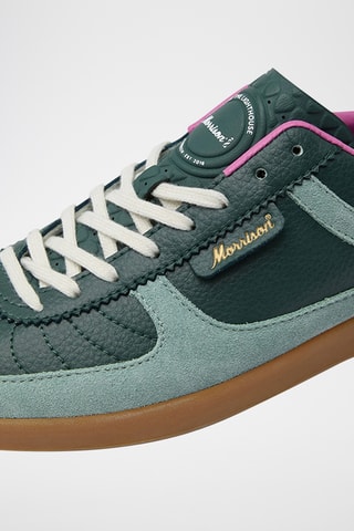 Baskets en cuir Aqua - Vert