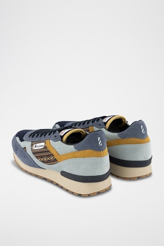 Baskets en nubuck Cody - Bleu indigo