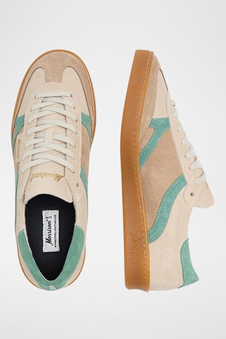 Baskets en nubuck Cream - Beige