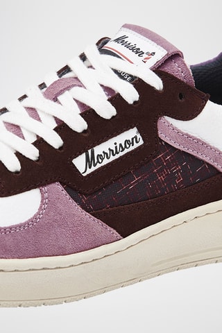 Baskets en cuir Cyber - Violet