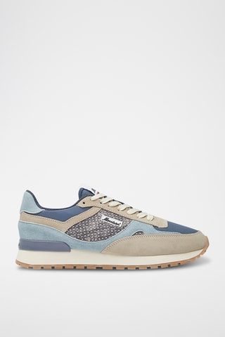 Baskets en nubuck Dakota - Bleu cobalt