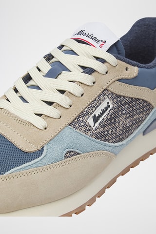 Baskets en nubuck Dakota - Bleu cobalt