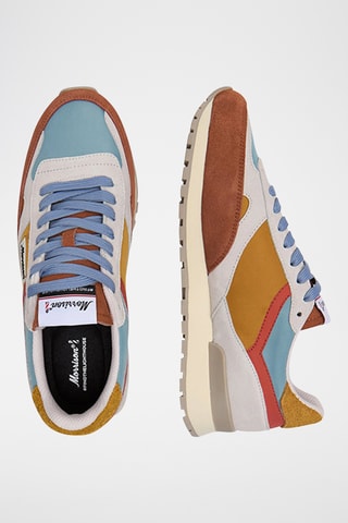 Baskets en cuir Dayton - Moutarde