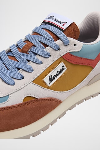 Baskets en cuir Dayton - Moutarde