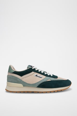 Baskets en nubuck Detroit - Ecru