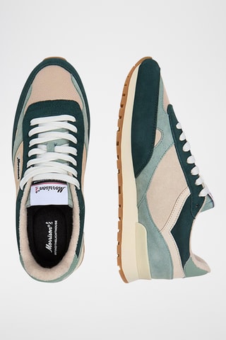 Baskets en nubuck Detroit - Ecru