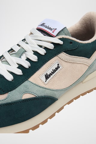 Baskets en nubuck Detroit - Ecru