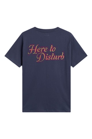 T-shirt Disturb Navy Pocket - Bleu marine