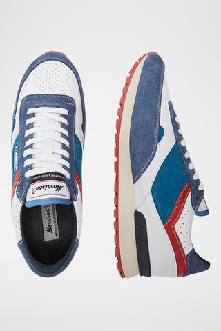 Baskets en nubuck Downey - Bleu cobalt