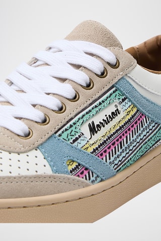 Baskets en cuir nappa Dylan - Blanc