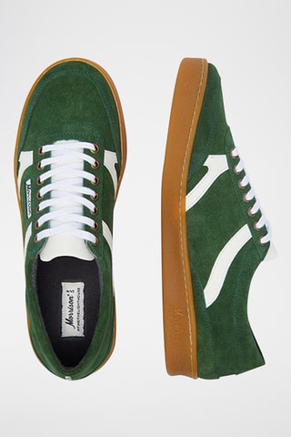 Baskets en nubuck Essential - Vert clair
