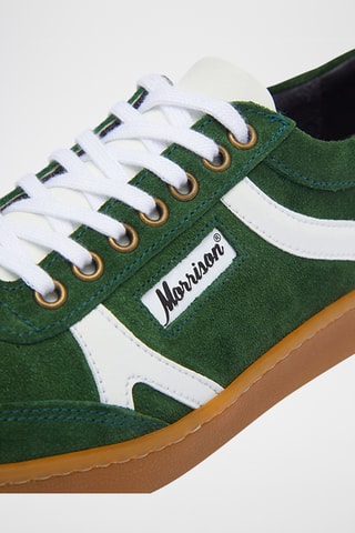 Baskets en nubuck Essential - Vert clair