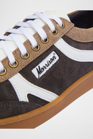 Baskets en nubuck Essential - Gris foncé