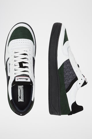 Baskets plateformes en cuir Explorer - Noir