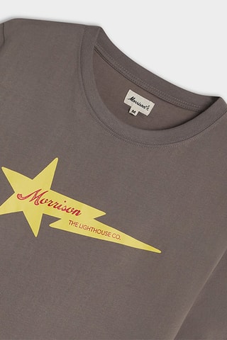 T-shirt Fallen Star - Marron