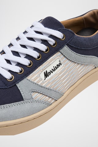 Baskets en nubuck Frank - Ciel