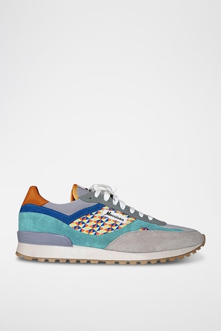 Baskets en nubuck Future - Bleu clair