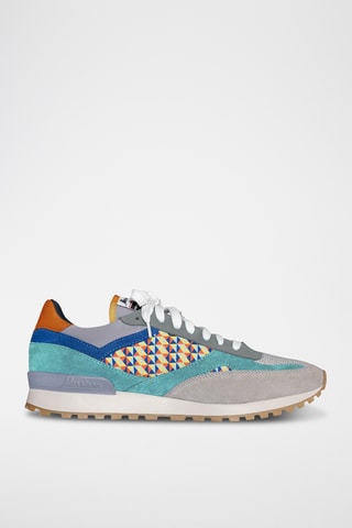 Baskets en nubuck Future - Bleu clair