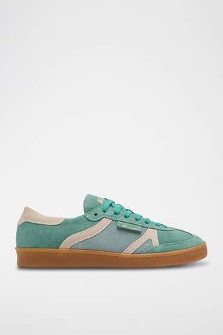 Baskets en nubuck Goblin - Vert clair