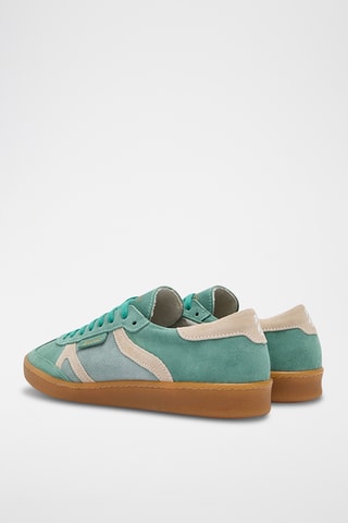 Baskets en nubuck Goblin - Vert clair